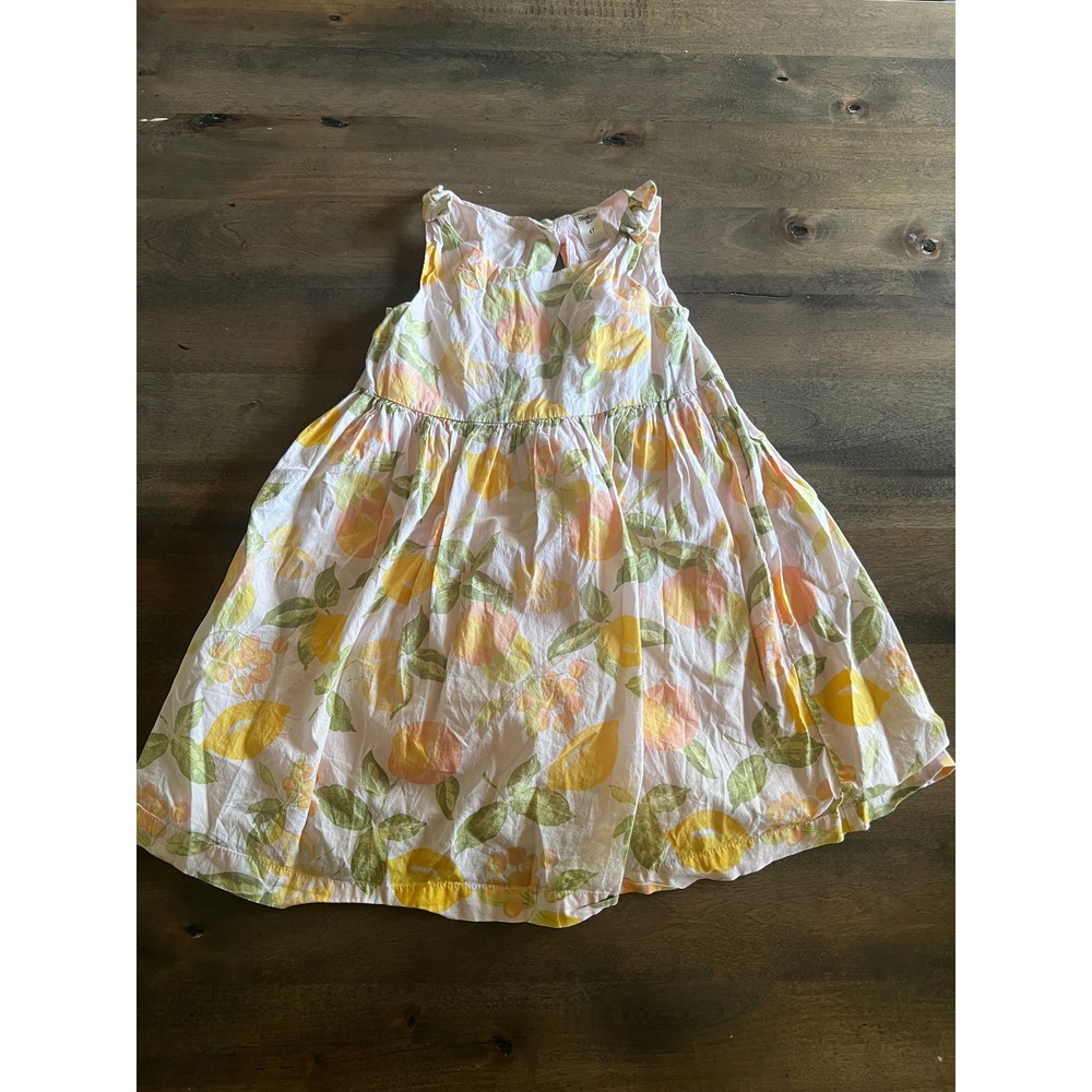 OshKosh Girls Lemon Print Sundress – Size 4T